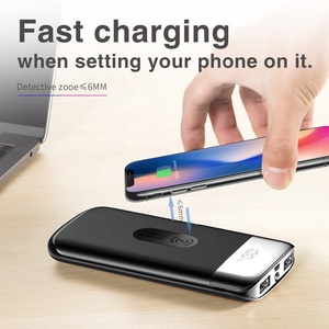 20000mAh doppia uscita USB caricabatterie Wireless Power Bank con Display a LED 10W Micro USB interfaccia di Input - Product Image 5