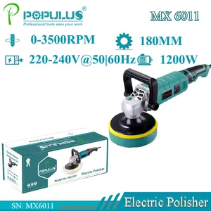 Ipopulus Elektrisch Gereedschap 1200W Hand Elektrische Auto Polijstmachine Draagbare Auto Polijstmachine