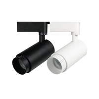 Système d'éclairage sur rail commercial moderne pour magasins, 7W/15W/20W/30W, éclairage sur rail LED COB dimmable et évolutif, montage en surface, 220V