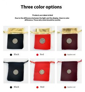 Pochette en velours flanelle personnalisable avec logo pour le rangement de bijoux, sac en tissu recyclable, prix bas, vente en gros - Product Image 5