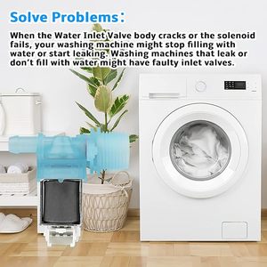 Válvula de entrada de agua 242252702, 240531101 compatible con refrigerador Frigidaire, <span class=keywords><strong>Electrolux</strong></span>, Crosley Etc. - Product Image 6