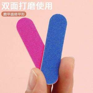 แท่งขัดเล็บสองด้านขนาดเล็ก 1.3x5 ซม. สำหรับทำเล็บและตกแต่งเล็บ - Product Image 2