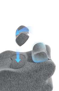 2024 personnalisé mousse à mémoire de forme face vers le bas oreiller écologique luxe mousse face vers le bas oreiller dans le lit anti-dérapant - Product Image 5