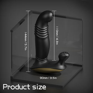 Vibrador anal de empuje con control remoto de 6 patrones, masajeador de próstata, Juguetes sexuales anales de silicona para hombres, proveedor de - Product Image 6