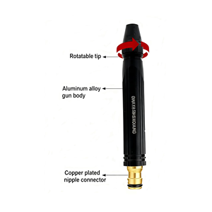 Pistolet à eau haute pression à bas prix industriel, <span class=keywords><strong>pulvérisateur</strong></span> de lavage de voiture robuste avec buse en laiton et tête réglable pour usage commercial - Product Image 1