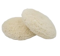 Disque de polissage pour voiture 100% laine véritable, 3-8 pouces, simple ou double face, OEM