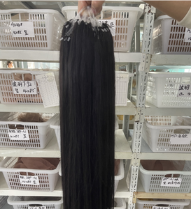 Extensiones de Cabello Natural Virgen de Calidad Profesional, Doble Trama, Color Natural, Liso, 6D H6, Extensiones de Cabello de Pluma, 100% Cabello Humano Real - Product Image 3