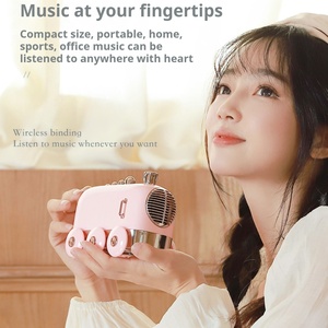 Loa <span class=keywords><strong>Bluetooth</strong></span> Không Dây Loa Nhỏ Pin 2400MAh Loa Di Động IOS Android Điện Thoại Thông Minh Văn Phòng Tại Nhà Ý Tưởng Quà Tặng Màu Hồng - Product Image 3