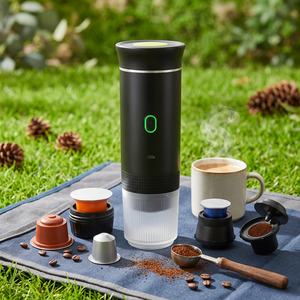 Factory Portable Espresso <b>Machine</b> Battery Operated 20 Bar Capsule <b>Coffee</b> Maker for Travel Camping Car Hiking Low MOQ OEM - Product Image 1