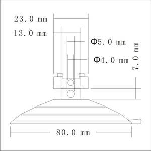 6pcs <strong>Suction</strong> <strong>Cup</strong> Glass <strong>Suction</strong> Pads 30mm 41mm Clear PVC Plastic Sucker Pads Without Hooks - Product Image 5