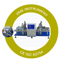 2265g Load Three Groups NBS Rubber Abrasion Test Equipment