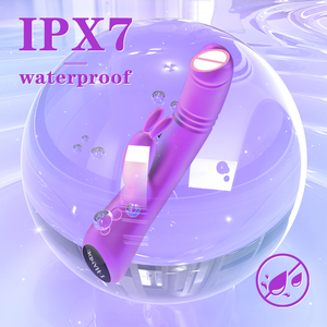 Masturbador sexual femenino, vibrador de punto g de empuje, masajeador de clítoris, consolador, vibradores de conejo, juguete sexual para mujeres, masajeador de senos corporales - Product Image 6