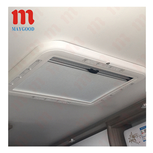 MAYGOOD, tragaluces de ventana de techo de aluminio a prueba de insectos para autocaravana, <span class=keywords><strong>coches</strong></span> modificados, tragaluz escapado - Product Image 5