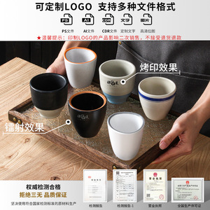 Xiangyuan melamine tableware cups, restaurant tea cups, creative and shatterproof cups, imitation porcelain <b>plastic</b> water cups, - Product Image 5