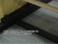 Baril d'escalade Pilates en bois, appareil de Pilates commercial pour étirement de la colonne vertébrale, idéal pour studio