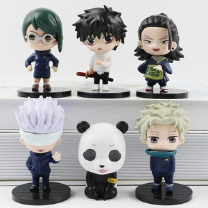 6 pièces/ensemble 8CM Jujutsu Kaisen Itadori Yuji figurines de dessin animé <span class=keywords><strong>Fushiguro</strong></span> <span class=keywords><strong>Megumi</strong></span> kuwisaki Nobara à collectionner en PVC - Product Image 2