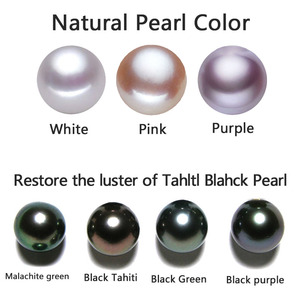 Perles de mer naturelles, perles de Tahiti naturelles 8-11 mm, perles de Tahiti en vrac pour la création de bijoux fins, collier - Product Image 5