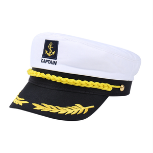 Gorra <span class=keywords><strong>de</strong></span> <span class=keywords><strong>Marinero</strong></span> con Bordado Blanco para Personalizar con Logotipo - Product Image 4