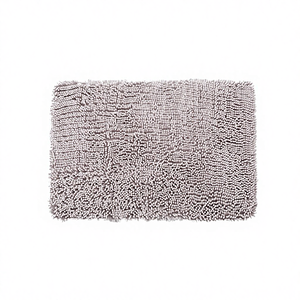 Tapis de salle de bain en tissu chenille vert foncé moderne, très vendu, imperméable, antidérapant, résistant aux taches, touffeté, pour la maison et l'hôtel - Product Image 4