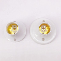 Douille de lampe à vis E27 murale Ruyi pour usage domestique, 63mm/77mm, 250V 4A, en plastique et métal, garantie 3 ans
