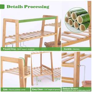 <span class=keywords><strong>Perchero</strong></span> <span class=keywords><strong>de</strong></span> bambú para niños con 5 niveles, diseño <span class=keywords><strong>de</strong></span> <span class=keywords><strong>escalera</strong></span> <span class=keywords><strong>de</strong></span> <span class=keywords><strong>madera</strong></span>, <span class=keywords><strong>perchero</strong></span> para guardar ropa y estantes para colgar prendas - Product Image 3