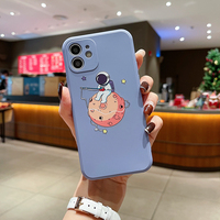 Coque de téléphone Push Bubble Starfishing Astronaut Planet Moon Rabbit Religious Smoke Cover pour iPhone 13 Pro Max