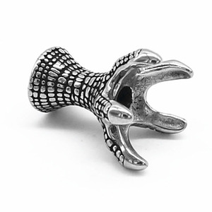 Yunnique – perle en acier inoxydable en forme de griffe de dragon, de forme irrégulière, pour la fabrication de bracelets, bijoux rétro, accessoires de bricolage - Product Image 2