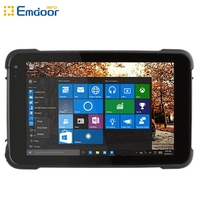 Tableta Robusta IP67 Resistente al Agua, Escáner de Código de Barras Industrial, Windows 10, 4G WiFi, GPS 4.0, 4GB RAM, 64GB ROM, para Interiores y Exteriores