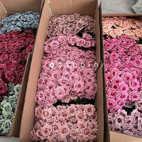 Hot Selling 7-Kopf künstlicher Rosen strauß für Abschluss hochzeit Weihnachten & Neujahr Dekorationen Special für chinesisches Neujahr