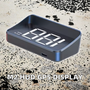 M2 Auto misuratore GPS HUD Head Display 5 pollici LCD LED proiettore parabrezza in vetro Plug Play OBD2 tachimetro con funzione orologio - Product Image 2