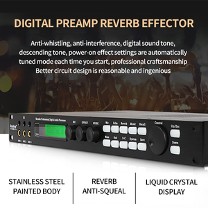 Professional Audio Power <b>Amplifier</b> 19.5-inch Jukebox Machine System Set Reverb Effects <b>With</b> <b>Speakers</b> Performance Use - Product Image 2