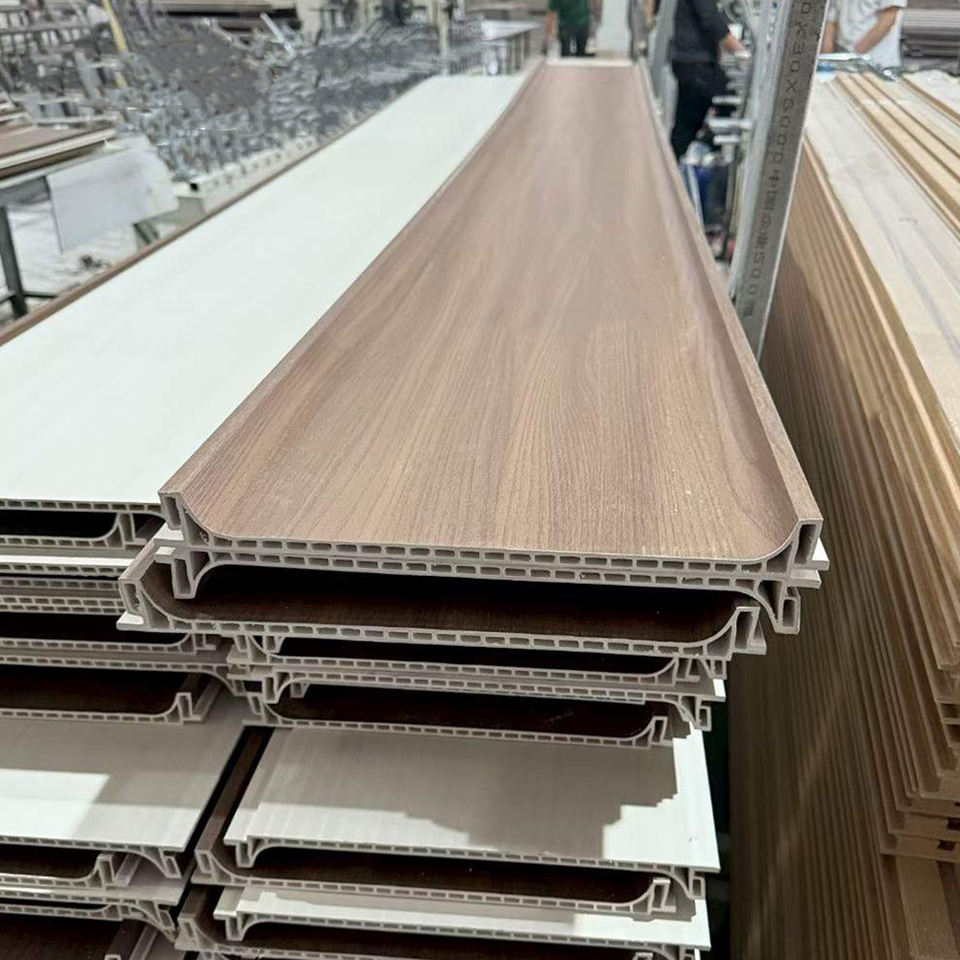 Fireproof Cladding Boards 3D Textured Fluted Wood Grain WPC Wall Panels Custom Modern Classic WPC ...