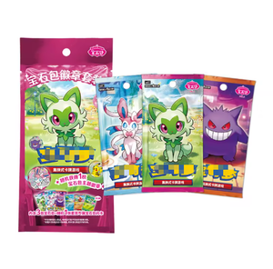 YSOriginal Cartes à collectionner TCG en chinois simplifié, Pack Gemmes, Ensemble de badges, Boîte de boosters scellée, Ensemble cadeau exclusif de badges métalliques - Product Image 1