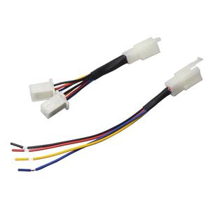 Adaptador de Cableado para Motocicleta de 2/3/4 Pines con Cables Codificados por Colores y Diseño Plug-and-Play para Modificación Eléctrica - Product Image 1