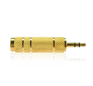 Chapado en oro 3,5 MM macho <span class=keywords><strong>a</strong></span> 6,5 MM <span class=keywords><strong>hembra</strong></span> Jack enchufe Audio auriculares micrófono guitarra grabación <span class=keywords><strong>adaptador</strong></span> 6,5 3,5 convertidor - Product Image 3