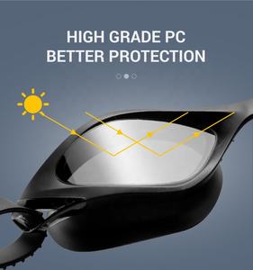 Lunettes de natation UV professionnelles pour adultes étanches et sans buée, parfaitement adaptées aux Asiatiques. - Product Image 5