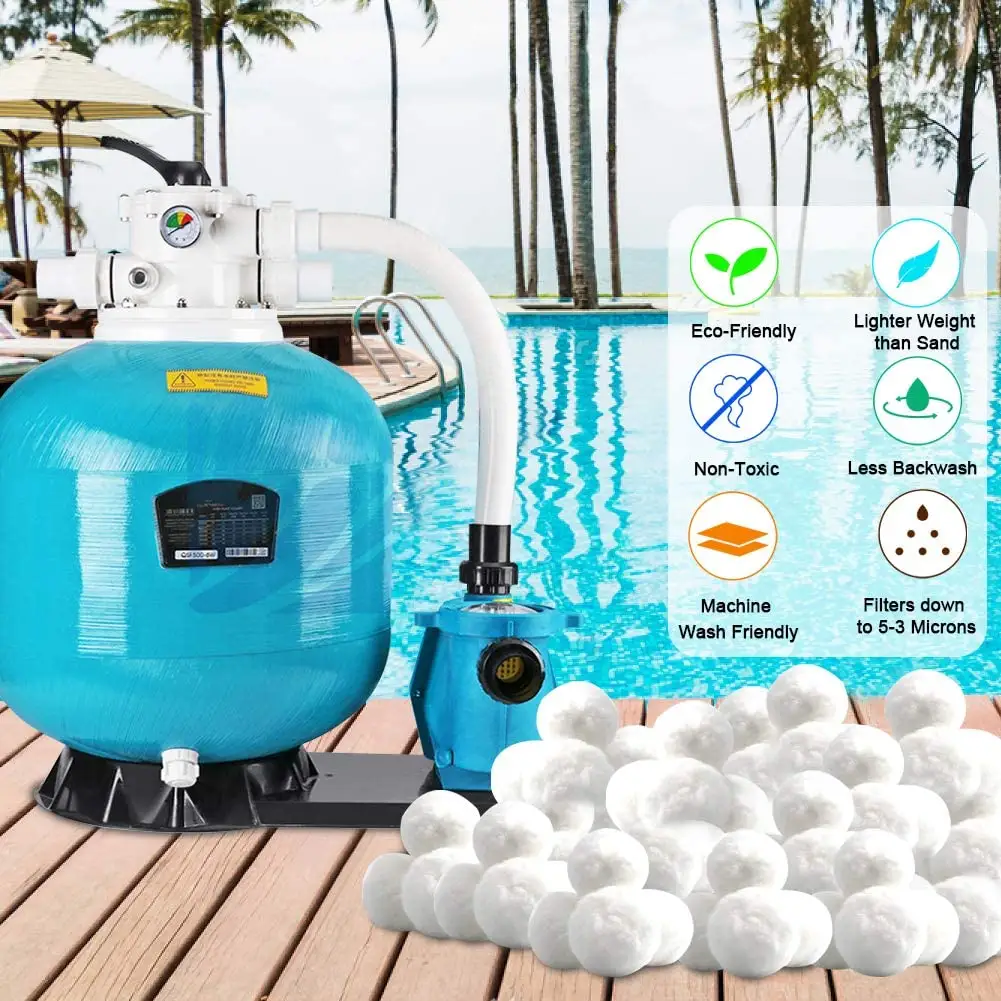 High Efficient Industrial Water Treatment Sand Filter Media Fiber Ball Swimming Pool Filter Ball For Aquarium