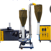 Granulateur à refroidissement par air pour plastique / Granulateur de recyclage de film à extrusion verticale à basse température