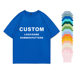180 Gsm haute qualité 100 coton grande taille Mans T-Shirts impression broderie personnalisé blanc unisexe surdimensionné t-shirt - Product Image 6