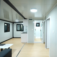 Maison conteneur modulaire préfabriquée extensible et pliable de 20 pieds, à déploiement rapide, maisons conteneurs modulaires portables à vendre