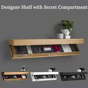 Étagères murales de meubles de dissimulation <span class=keywords><strong>pour</strong></span> la décoration de salon étagère cachée étagère <span class=keywords><strong>murale</strong></span> en bois avec compartiment secret - Product Image 6