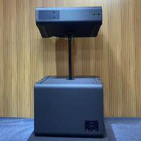 Adjust Fins Pa Equipo profesional Música Sonido Audio Altavoces line array de 15 pulgadas Sistema de subwoofer de graves de 21 pulgadas
