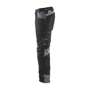 BLAKLADER - 155618609994D124 Pantalones sin bolsillos para uñas Negro/Gris-EAN 7330509594803 PANTALONES DE TRABAJO CARGO - Product Image 5