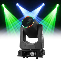 Luz Móvil de Cabeza para Escenario de 200W, BSW LED, Gobo, Anillo de Luz, Tira de Luz, Prisma, Efecto Arcoíris, Equipo de DJ para Conciertos, Discotecas
