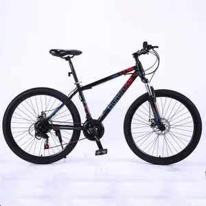 Promotion for 26/27.5/29 Inch MTB Bike 29er Mountain Bicycle with Steel fork Disc Brake 21 Speed Gears Ordinary Pedal for Adults