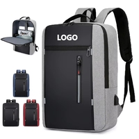 Sacs à dos pour ordinateur portable en tissu Oxford imperméable avec chargement USB, personnalisables avec logo, pour voyages d'affaires et étudiants - Vente en gros
