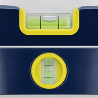 Niveau à bulle pliable en alliage d'aluminium de qualité industrielle, règle de mesure multi-angles réglable, portée 0-5m pour