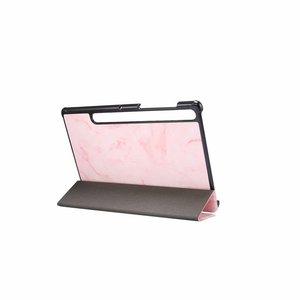Custodia Smart in Pelle Effetto Marmo con Slot Magnetico per Penna per Samsung <span class=keywords><strong>Galaxy</strong></span> <span class=keywords><strong>Tab</strong></span> <span class=keywords><strong>S7</strong></span> T870/875 11 pollici 2020 - Product Image 2