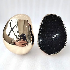 Wholesale <strong>Wonderful</strong> Soft Touch Personalized Detangler Tangle Detangling Hair Self Cleaning Hair <strong>Brush</strong> Manufacturing Wholesale - Product Image 1