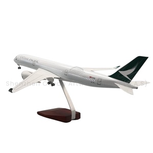 Led ABS nhựa Máy bay mô hình Airbus A350 CATHAY PACIFIC Kích thước 47cm quy mô 1:142 với đèn LED và thiết bị hạ cánh - Product Image 1